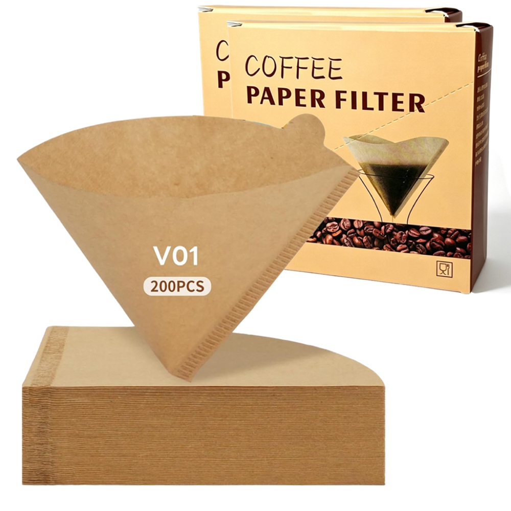 Coffee Equipment For Home - Kahve Filtreleri 200 Adet Konik Kahve