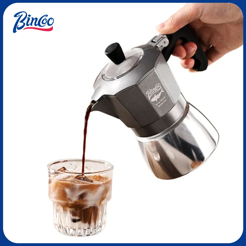 Coffee Equipment For Home - Bincoo 2 Bardak Çift Valfli Moka