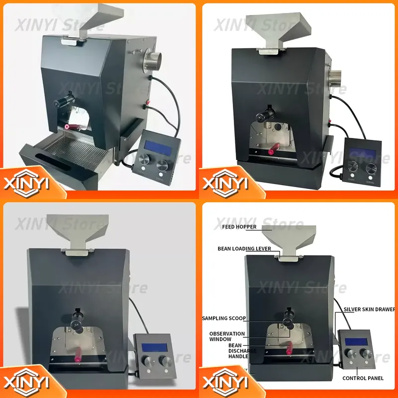 Coffee.Equipment Parts - QS5 Ticari Küçük Kahve Çekirdeği Kavurma