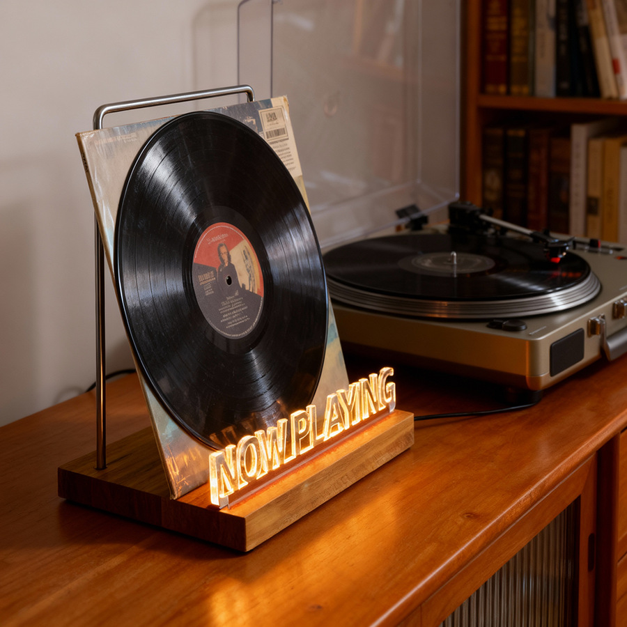 Coffee Equipment Rack - Vinil Plak Tutucu Standı, Kahve Dükkanı