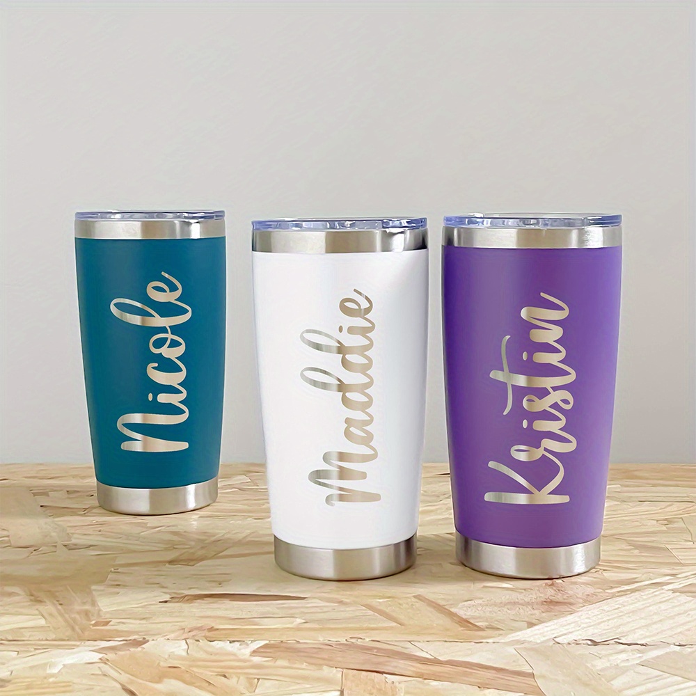 Coffee Equipment With Name - Kişiye Özel İsimli 20oz Paslanmaz Çelik