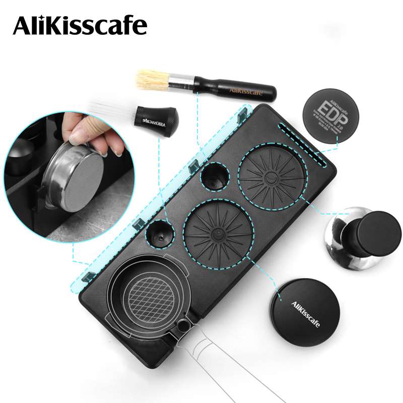 Coffee Equipment Rack - AliKisscafe Kahve Sıkıştırma İstasyonu Portafilter Tutucu