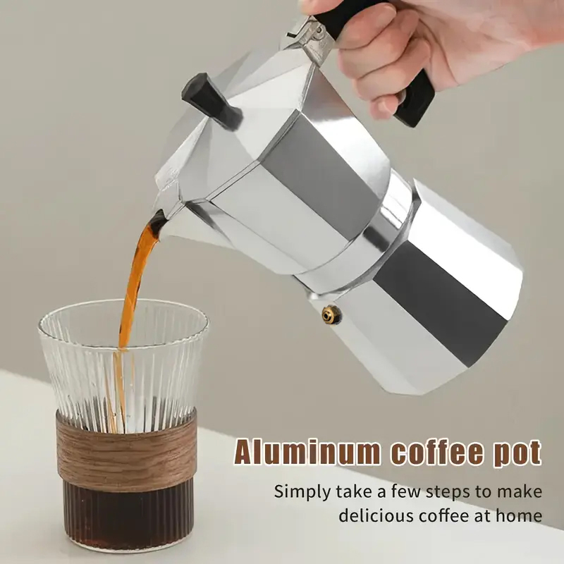 Coffee Equipment For Home - Klasik Alüminyum Moka Pot 50-300ML Ev