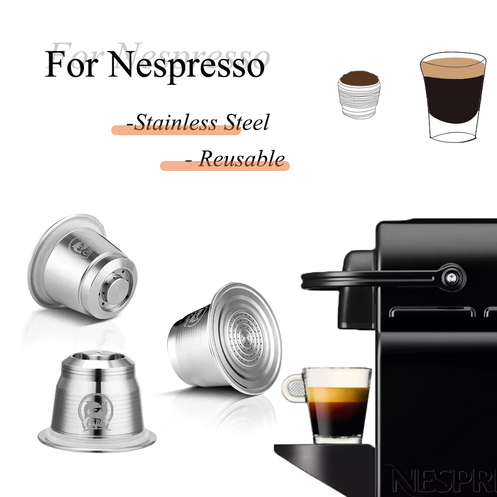 Coffee Equipment Rack - Paslanmaz çelik kullanımlık kapsül kalıcı kahve