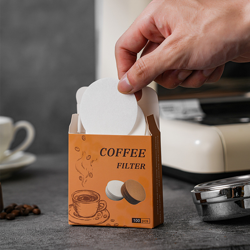 Coffee Equipment For Home - 100 Adet Yuvarlak Kahve Filtre Kağıdı