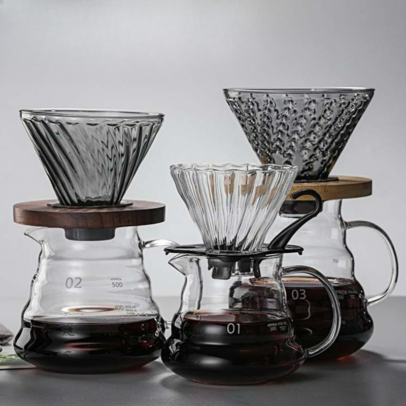 Coffee Equipment Pour Over - Üzerine Dökülecek Kahve Makinesi Seti Yüksek