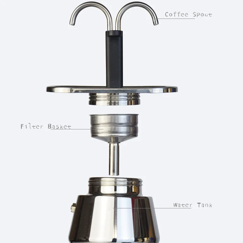 200ML Mini Pot Pot çift tüp 30 - Coffee Equipment For Home incelemesi ve fiyatı