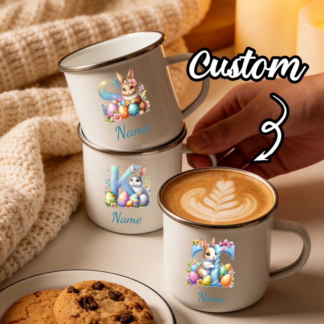 Kişiselleştirilmiş Kupa Çiçek  - Coffee Equipment With Name incelemesi ve fiyatı