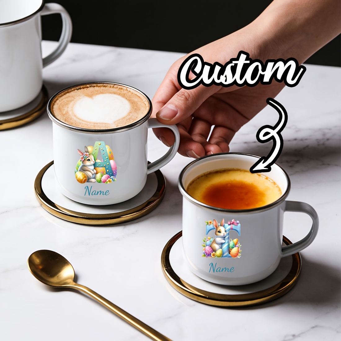 Kişiselleştirilmiş Kupa Çiçek  - Coffee Equipment With Name incelemesi ve fiyatı