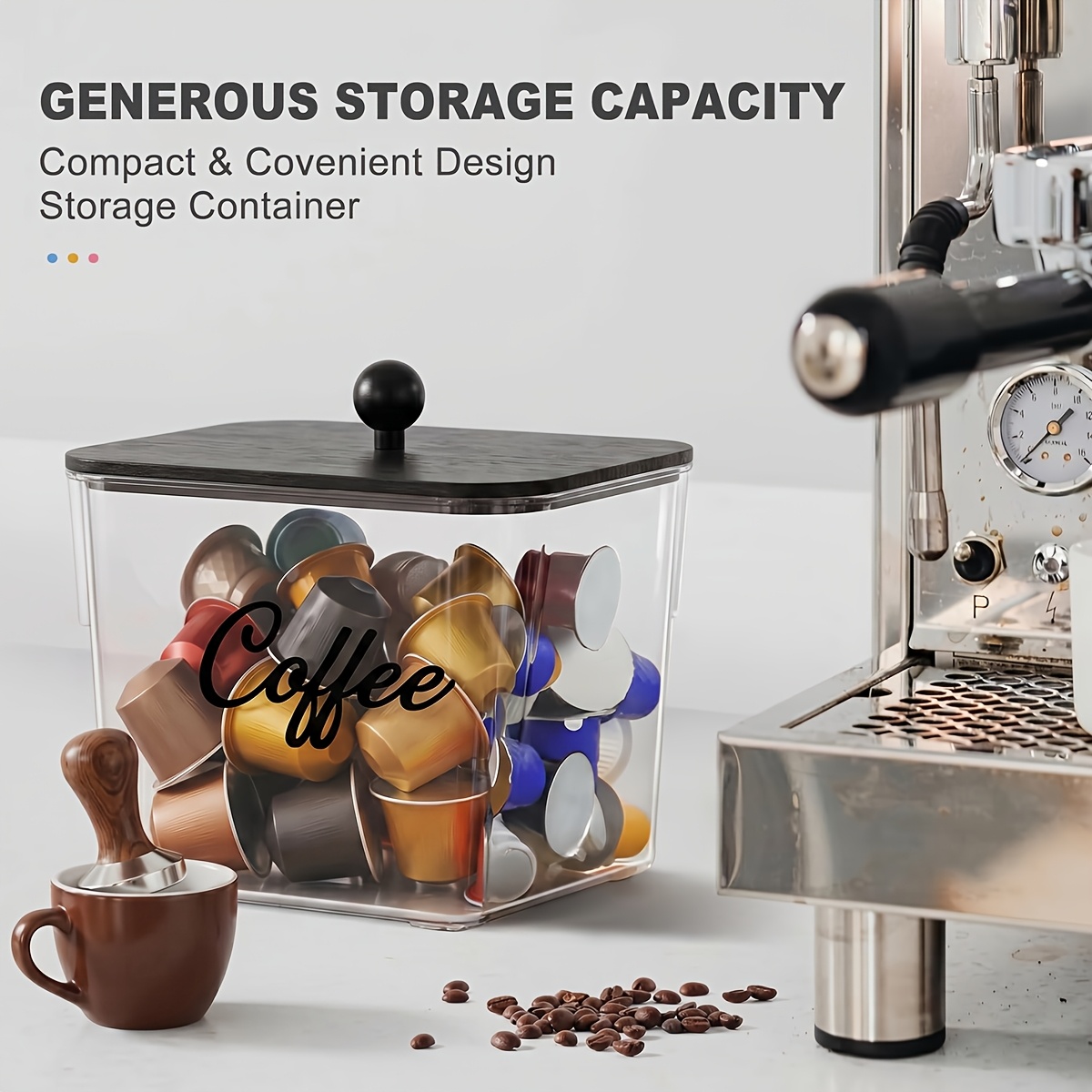 Kapaklı Kahve Kapsülü Tutucu P - Coffee Equipment Rack incelemesi ve fiyatı