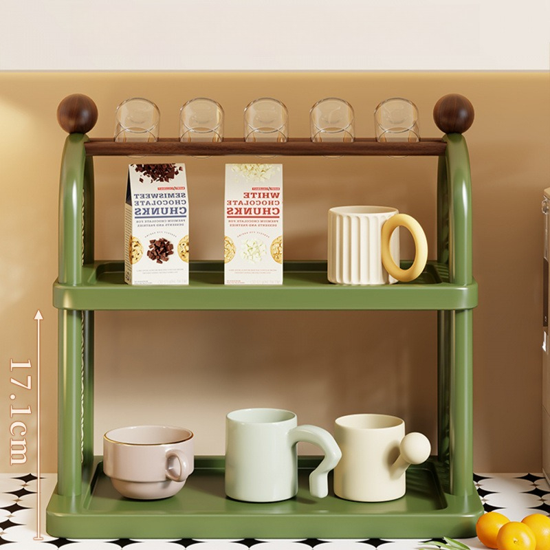 2 Katlı Vintage Rattan Bardak  - Coffee Equipment Rack incelemesi ve fiyatı
