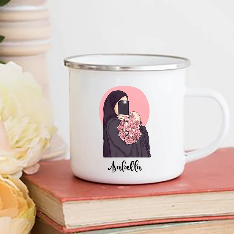 Kişiselleştirilmiş Hijabi kız  - Coffee Equipment With Name incelemesi ve fiyatı