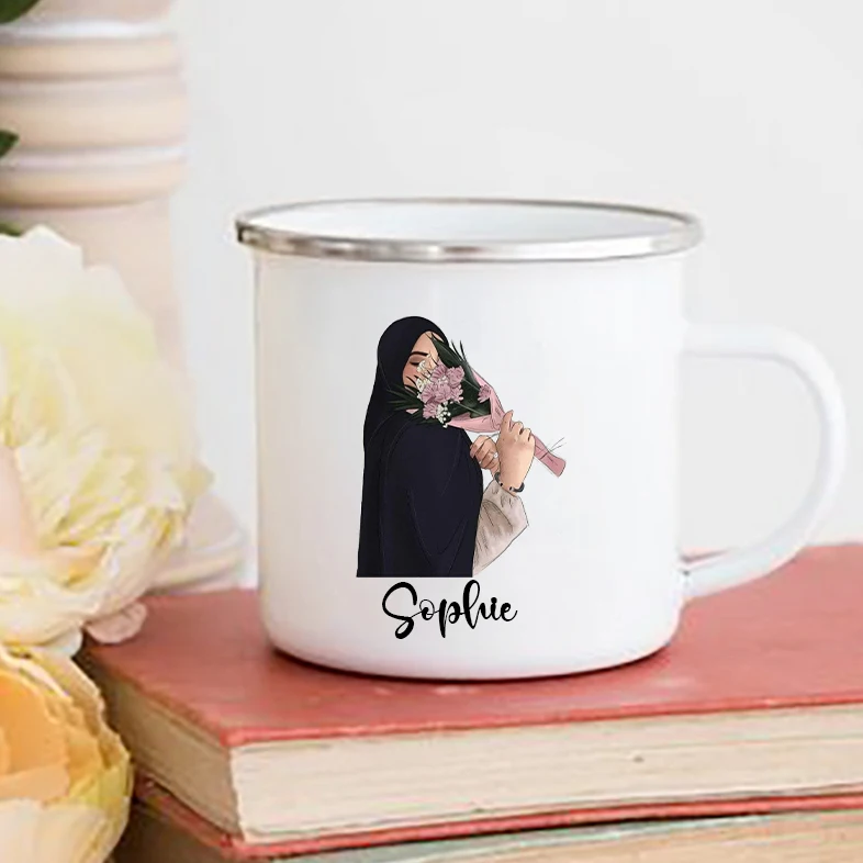 Kişiselleştirilmiş Hijabi kız  - Coffee Equipment With Name incelemesi ve fiyatı